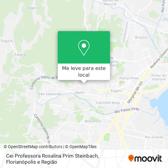 Cei Professora Rosalina Prim Steinbach mapa