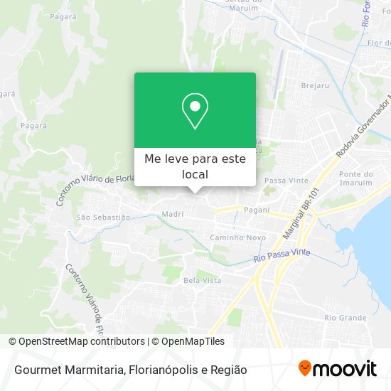 Gourmet Marmitaria mapa