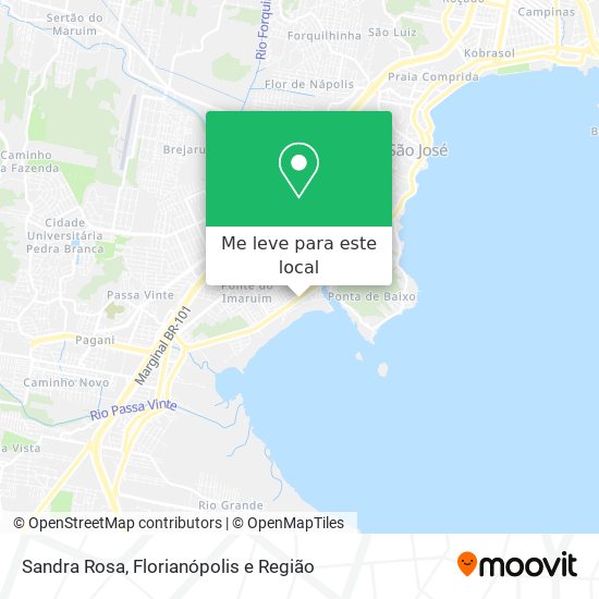 Sandra Rosa mapa