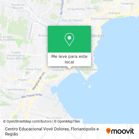 Centro Educacional Vovó Dolores mapa