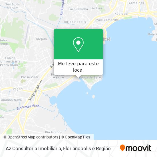 Az Consultoria Imobiliária mapa