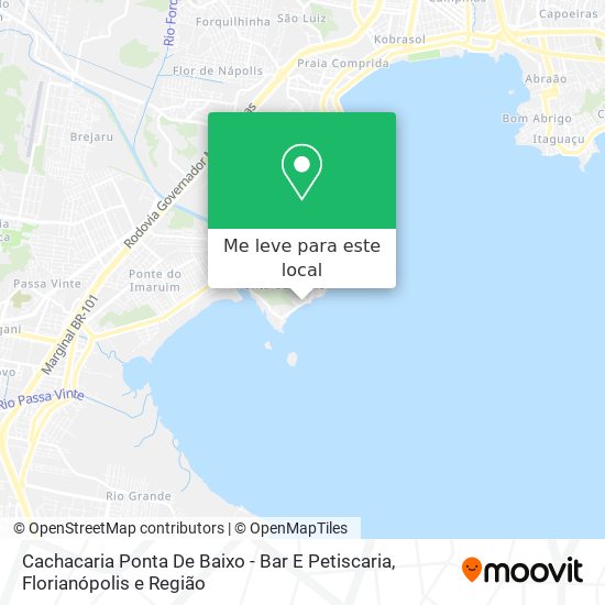Cachacaria Ponta De Baixo - Bar E Petiscaria mapa