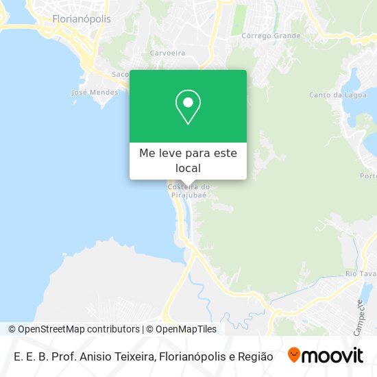 E. E. B. Prof. Anisio Teixeira mapa
