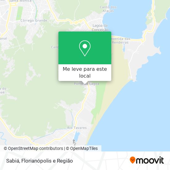 Sabiá mapa