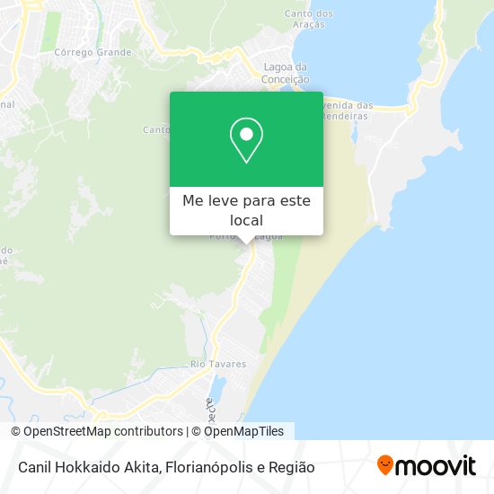 Canil Hokkaido Akita mapa