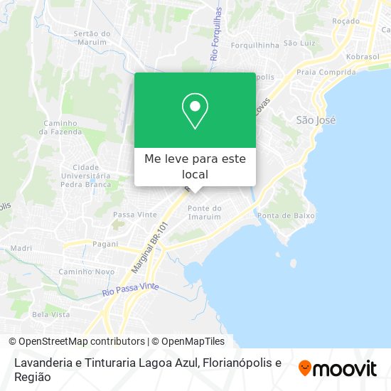 Lavanderia e Tinturaria Lagoa Azul mapa