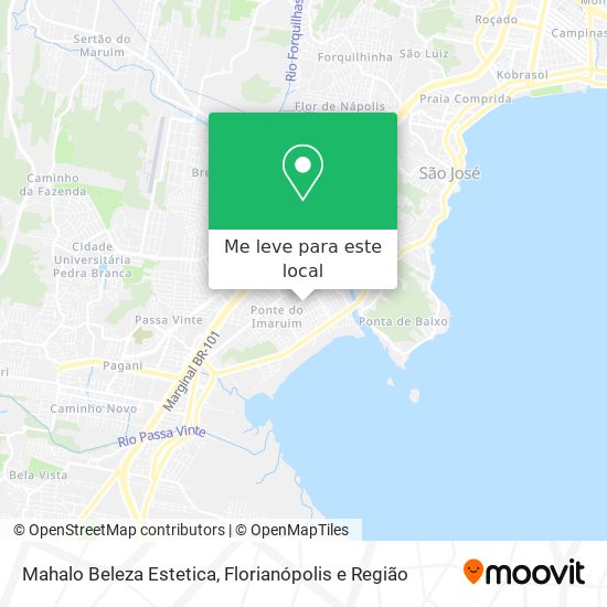 Mahalo Beleza Estetica mapa