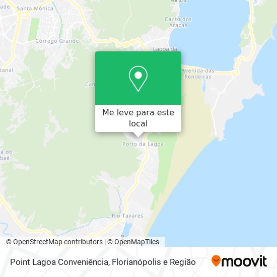 Point Lagoa Conveniência mapa