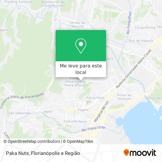 Paka Nuts mapa