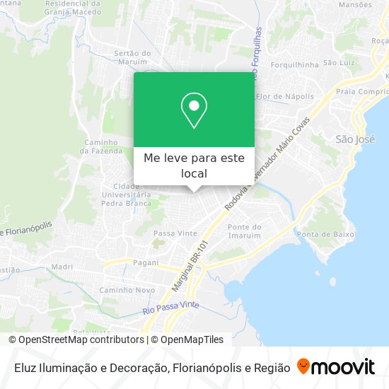 Eluz Iluminação e Decoração mapa