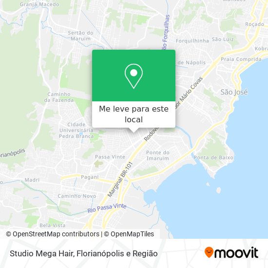 Studio Mega Hair mapa