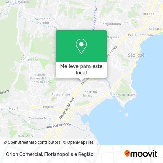 Orion Comercial mapa