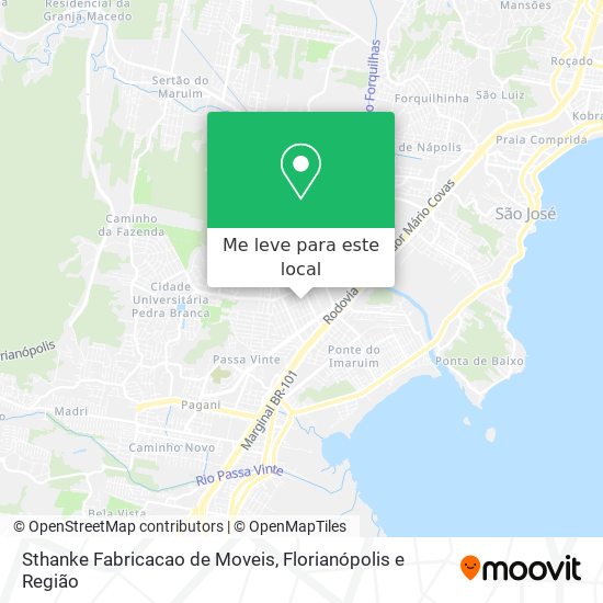 Sthanke Fabricacao de Moveis mapa