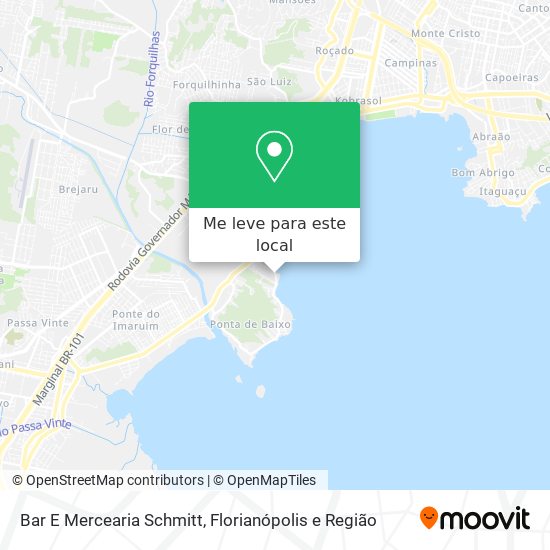Bar E Mercearia Schmitt mapa