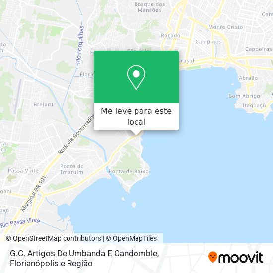 G.C. Artigos De Umbanda E Candomble mapa
