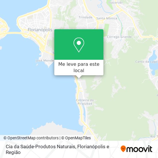 Cia da Saúde-Produtos Naturais mapa