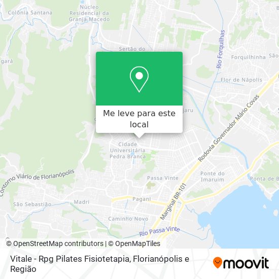 Vitale - Rpg Pilates Fisiotetapia mapa