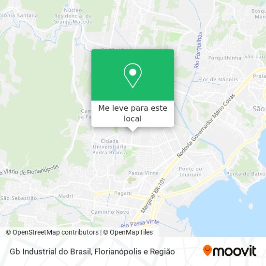 Gb Industrial do Brasil mapa