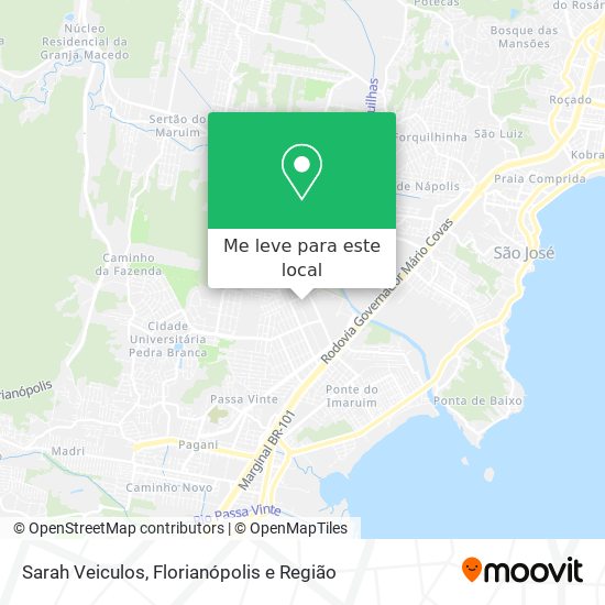 Sarah Veiculos mapa