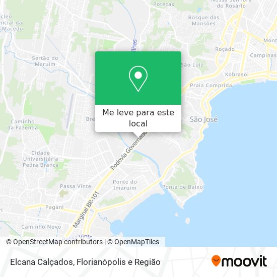 Elcana Calçados mapa