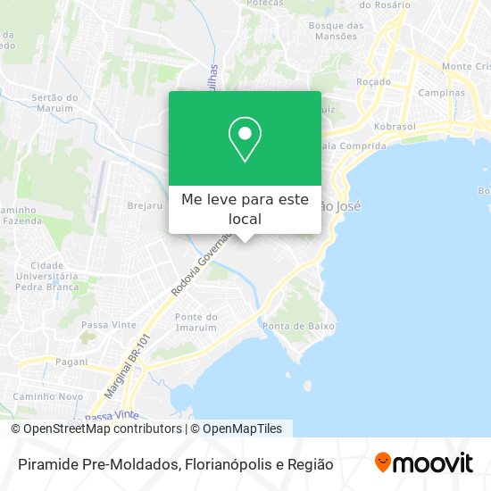 Piramide Pre-Moldados mapa