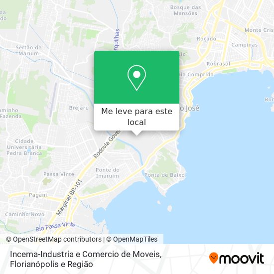 Incema-Industria e Comercio de Moveis mapa