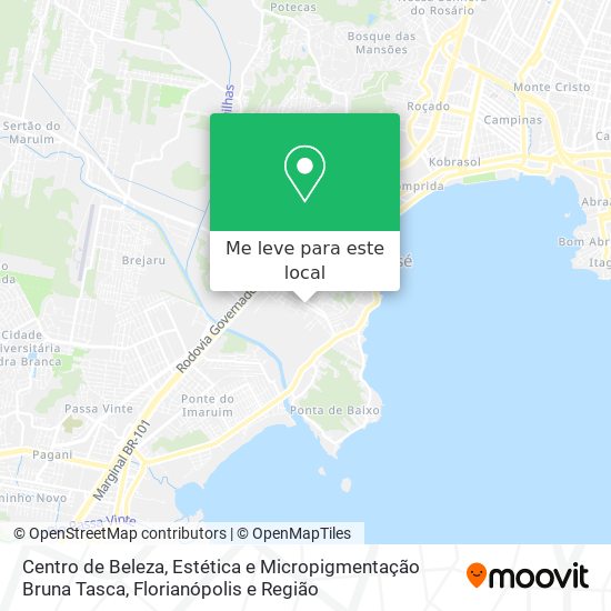 Centro de Beleza, Estética e Micropigmentação Bruna Tasca mapa