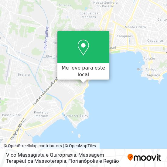 Vico Massagista e Quiropraxia, Massagem Terapêutica Massoterapia mapa