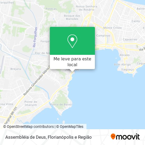 Assembléia de Deus mapa