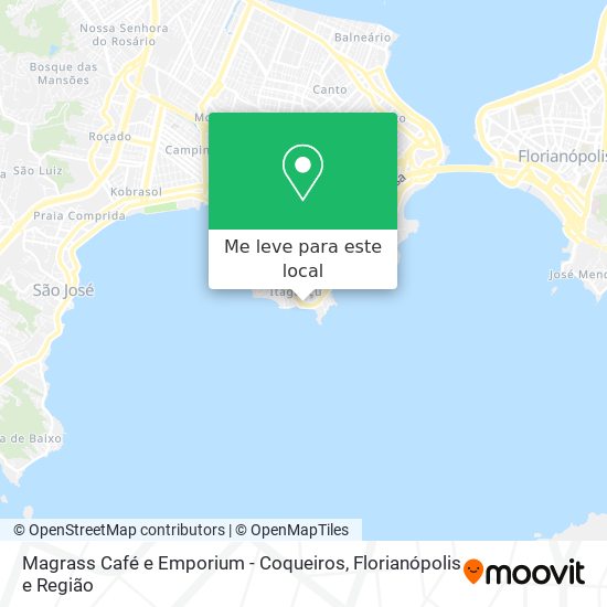 Magrass Café e Emporium - Coqueiros mapa