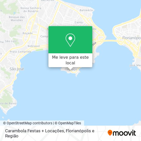 Carambola Festas + Locações mapa