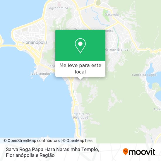 Sarva Roga Papa Hara Narasimha Templo mapa
