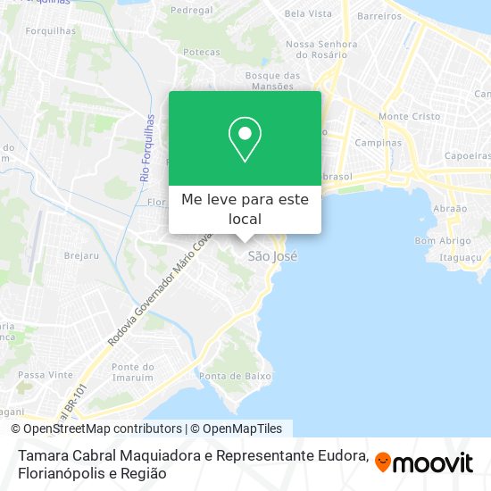 Tamara Cabral Maquiadora e Representante Eudora mapa