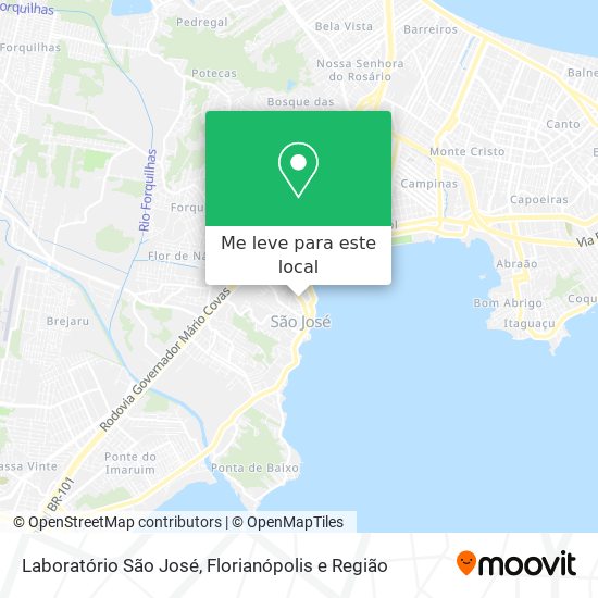 Laboratório São José mapa