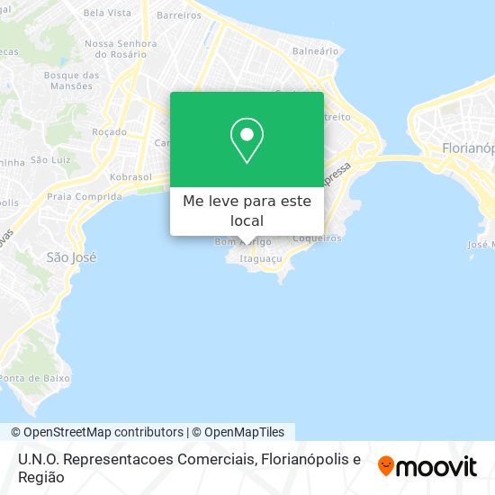 U.N.O. Representacoes Comerciais mapa