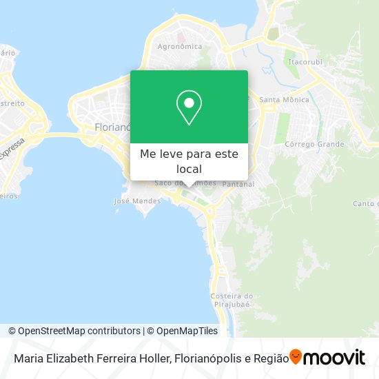 Maria Elizabeth Ferreira Holler mapa