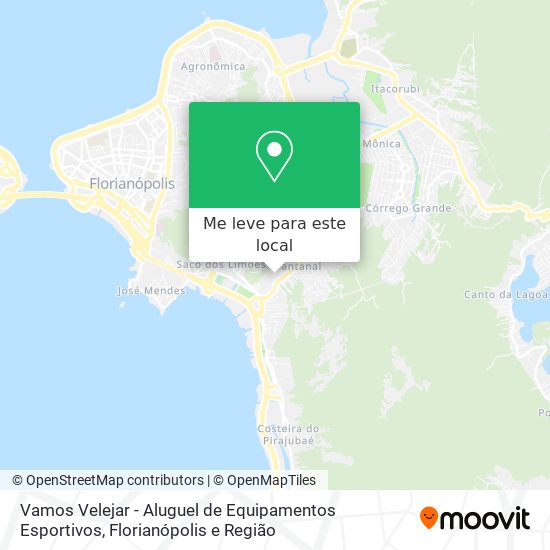 Vamos Velejar - Aluguel de Equipamentos Esportivos mapa