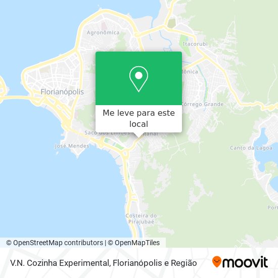 V.N. Cozinha Experimental mapa