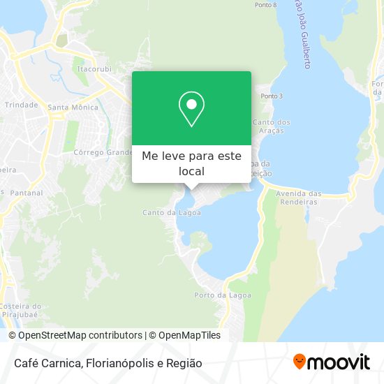 Café Carnica mapa