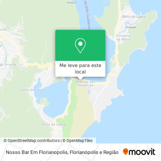 Nosso Bar Em Florianopolis mapa