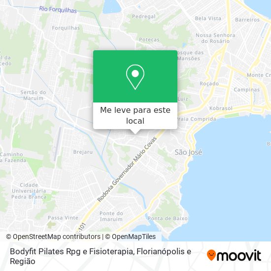 Bodyfit Pilates Rpg e Fisioterapia mapa