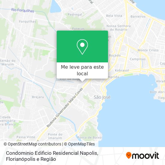Condominio Edificio Residencial Napolis mapa
