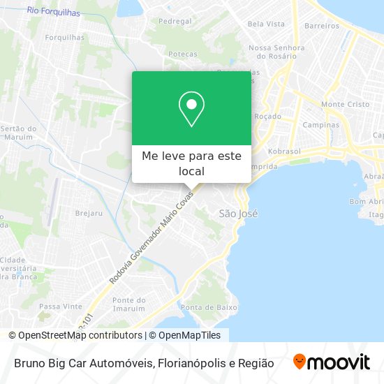 Bruno Big Car Automóveis mapa