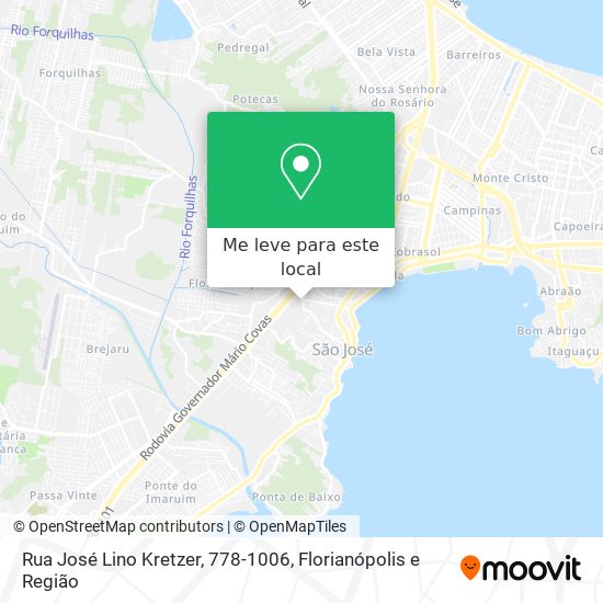 Rua José Lino Kretzer, 778-1006 mapa