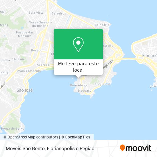 Moveis Sao Bento mapa