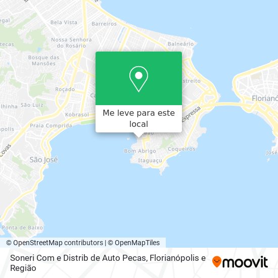 Soneri Com e Distrib de Auto Pecas mapa