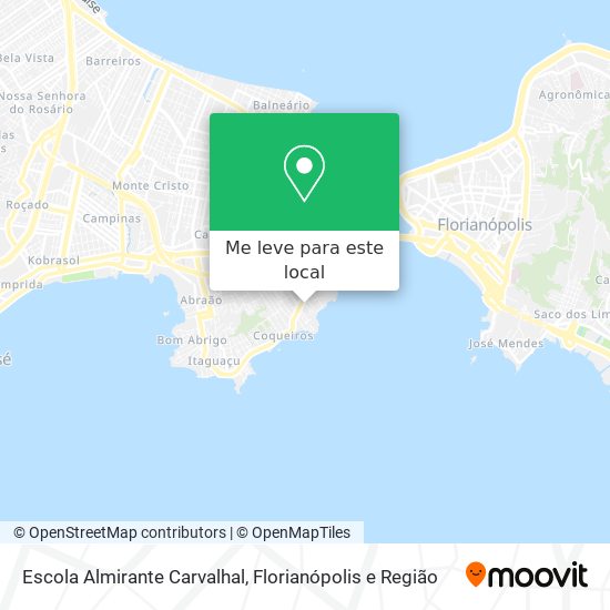 Escola Almirante Carvalhal mapa