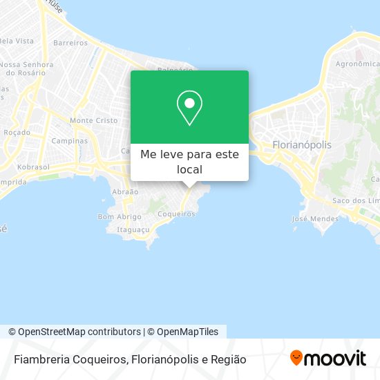 Fiambreria Coqueiros mapa