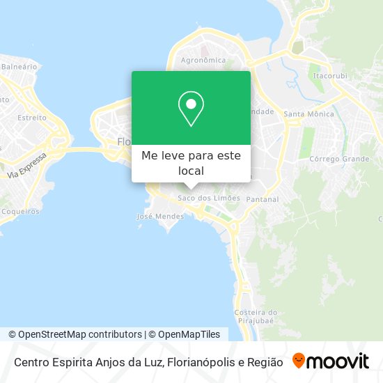 Centro Espirita Anjos da Luz mapa