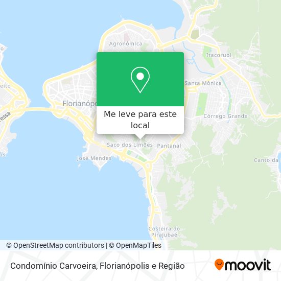 Condomínio Carvoeira mapa